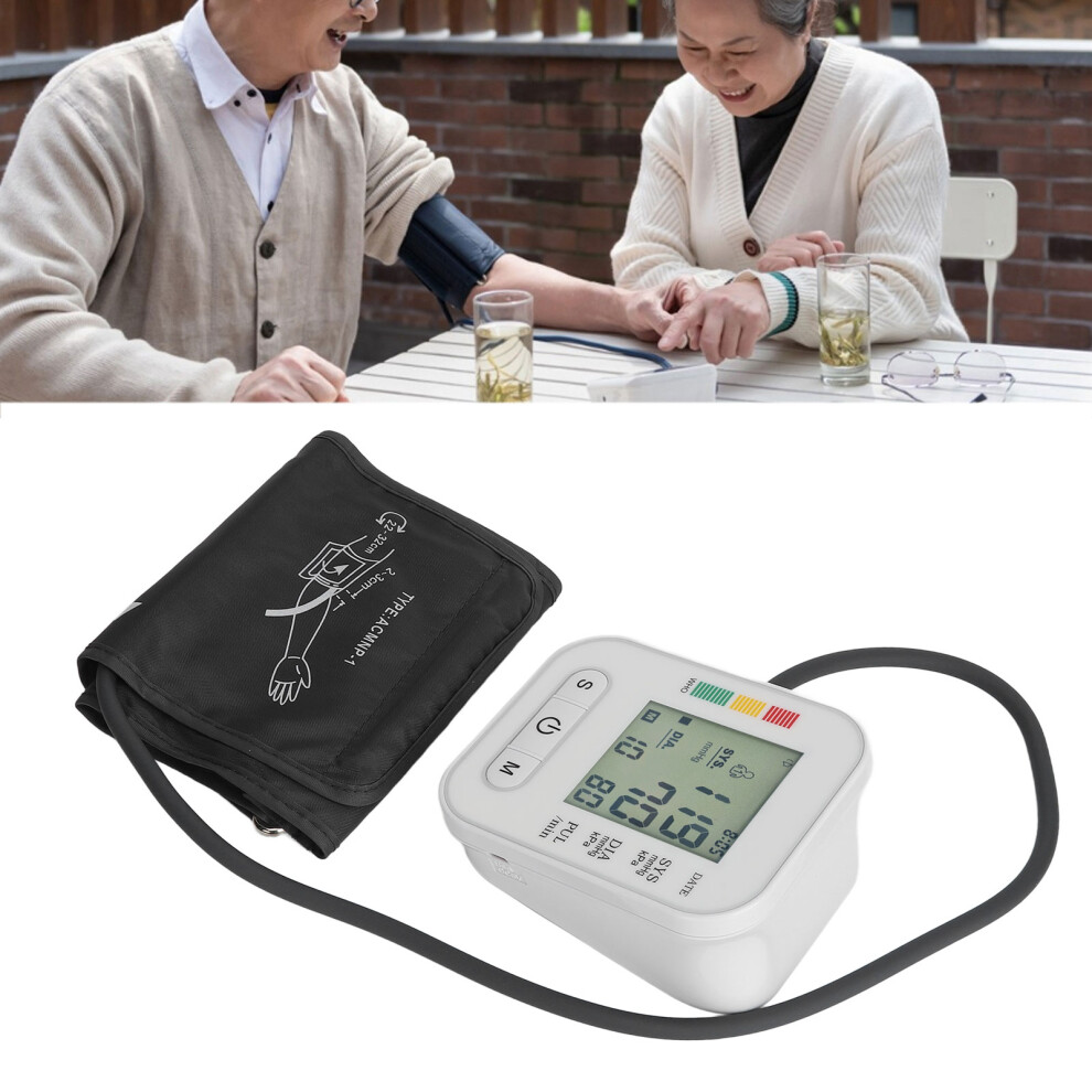 Large LCD Upper Arm Blood Pressure Monitor, Accurate, Auto Inflation