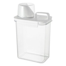 Liquid Laundry Detergent Dispenser Fabric Softener Bottle Measuring Cup Scent Booster Beads Clear Moisture Proof
