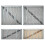1Set Grey Underwear Storage Box Durable Sock Organizer Household Case 4