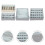 1Set Grey Underwear Storage Box Durable Sock Organizer Household Case 3