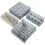 1Set Grey Underwear Storage Box Durable Sock Organizer Household Case 7