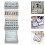 1Set Grey Underwear Storage Box Durable Sock Organizer Household Case 5