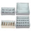 1Set Grey Underwear Storage Box Durable Sock Organizer Household Case 2