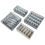 1Set Grey Underwear Storage Box Durable Sock Organizer Household Case 6