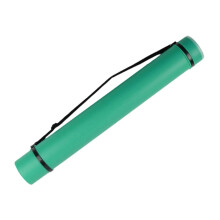 Drawing Tube Extendable Poster Tube Round Drawings Tube For Documents Paintings Paper Blueprints Art Storage Green