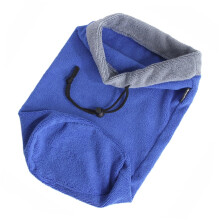 Super Absorbent Small Animal Towel Pouch Quick Dry For Ferrets Hamsters Skin Friendly Machine Washable Blue Drying Wrap
