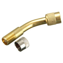 Brass Air Type Valve Extension Adaptor 45 90 135 Degree Angle For Motorcycle Car Scooter