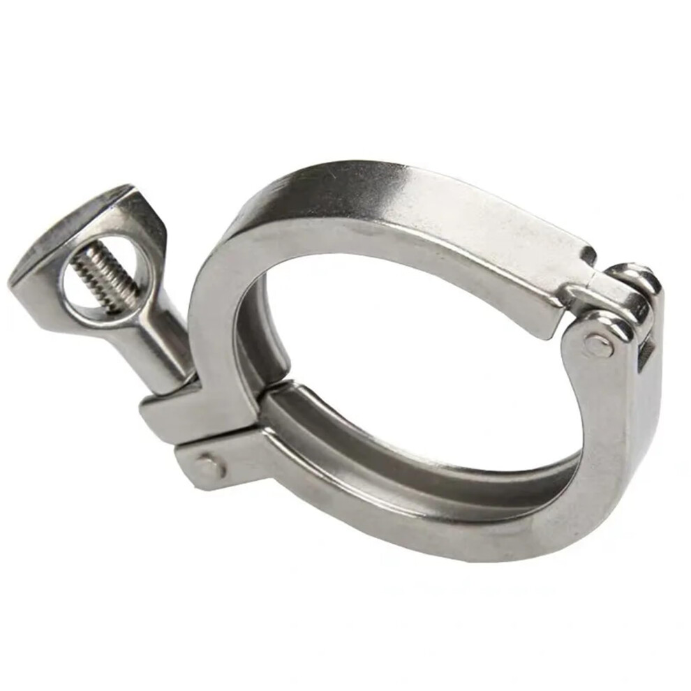 Tri Clamp Ferrule 2-Inch O/D 64Mm 304 Stainless Steel Homebrew Fitting Clamp 9084446993592