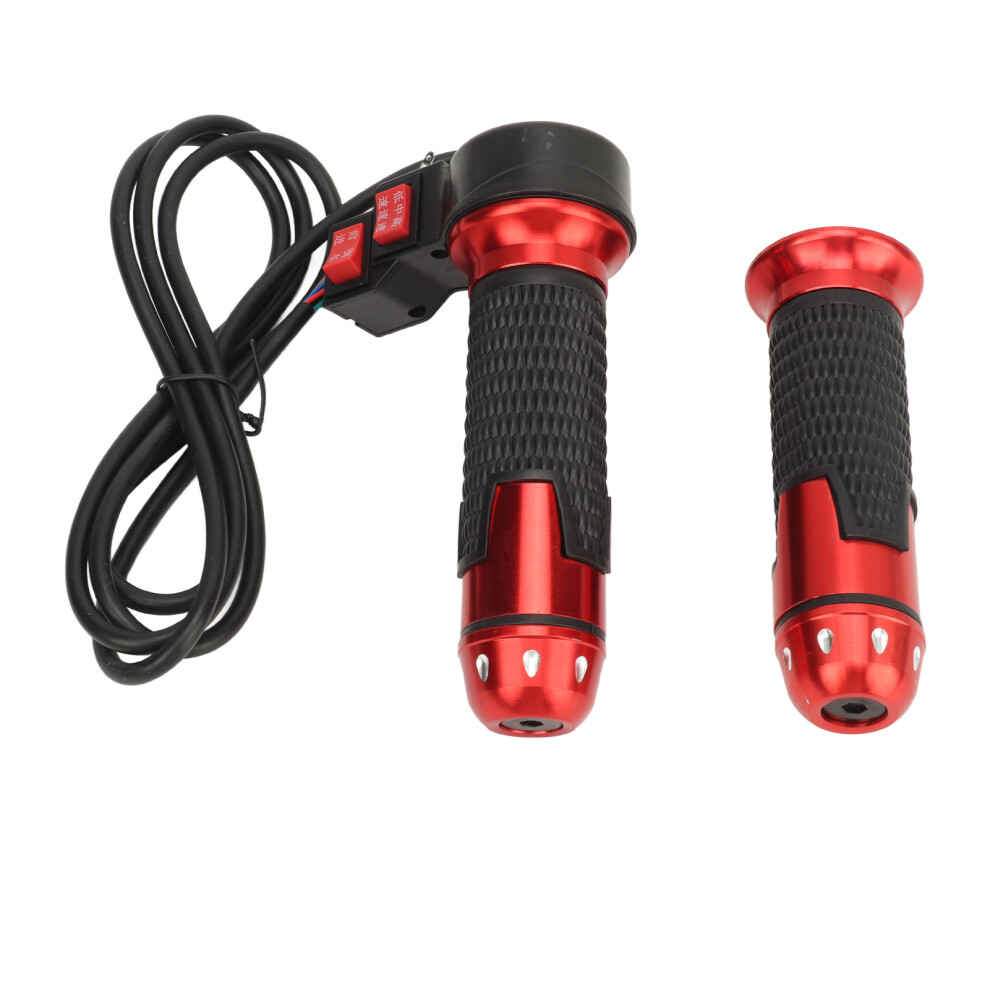 22Mm Aluminum Alloy Motorcycle Throttle Handle - Adjustable Black 5091351066475