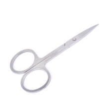Facial Hair Small Grooming Scissors Stainless Steel Eyebrow Eyelash Trimmer For Eyebrows Eyelashes And Ear Hair