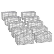 Gabion - HELLOSHOP26 - Panier à Pierre - Acier Galvanisé - 100 x 50 x 50 cm - Maille 5 x 10 cm