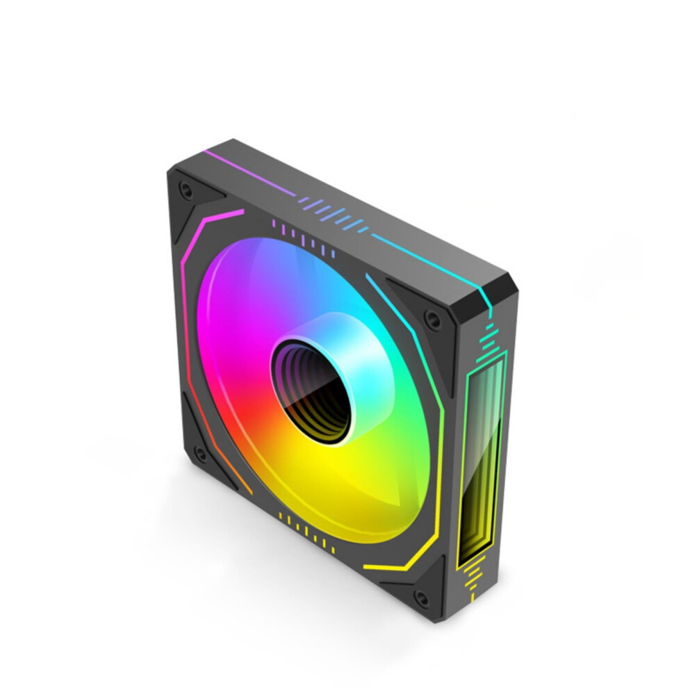 Argb Infinitys 120Mm Computer Case Fan Pwm Adjustable Speed 1800 Rpm Reverse High Performance Cooling Black 9393856822591