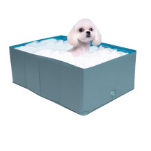 Foldable Dog Swimming Pool Portable Pet Bathing Tub Outdoor Backyard Use Grooming Bathtub Accessory For Small Animals