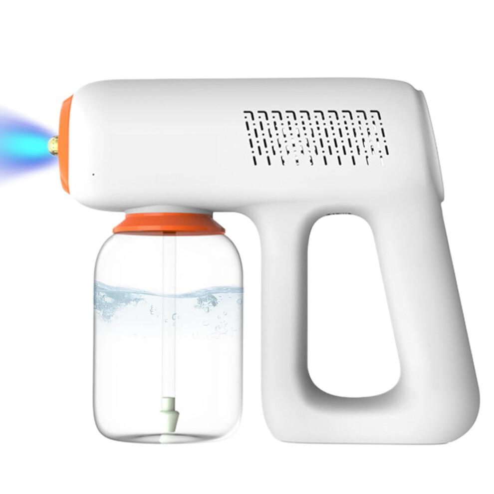 Blue/Light Fogger Machine Handheld Rechargeable 1200Mah 2-Level Mist Sprayer 300Ml Detachable Washable Mini Fogger