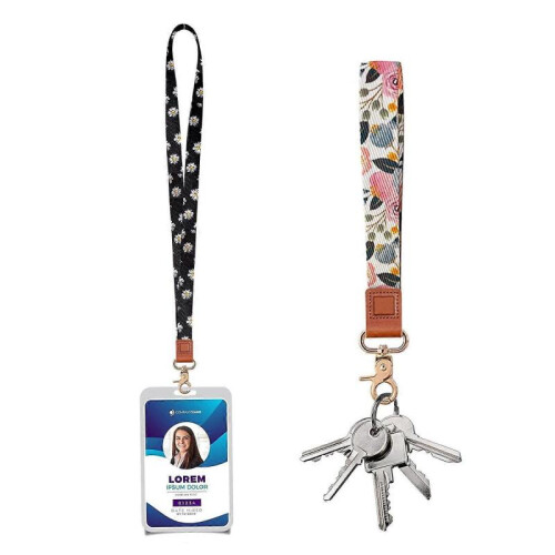 Lanyard for Keys, Original Pattern Design Badge Holder Strap Lanyard 2