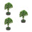 3Pcs Miniature Dollhouse Accessories Mini Tree Figurines For Micro Decor 9
