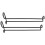 2 pezzi organizer armadio con ganci in 10
