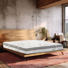 Materasso 90x190 cm, Timeless, 26 cm, schiuma memory, rigido, indipendenza del riposo, lato estivo/invernale