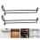 2 pezzi organizer armadio con ganci in 4