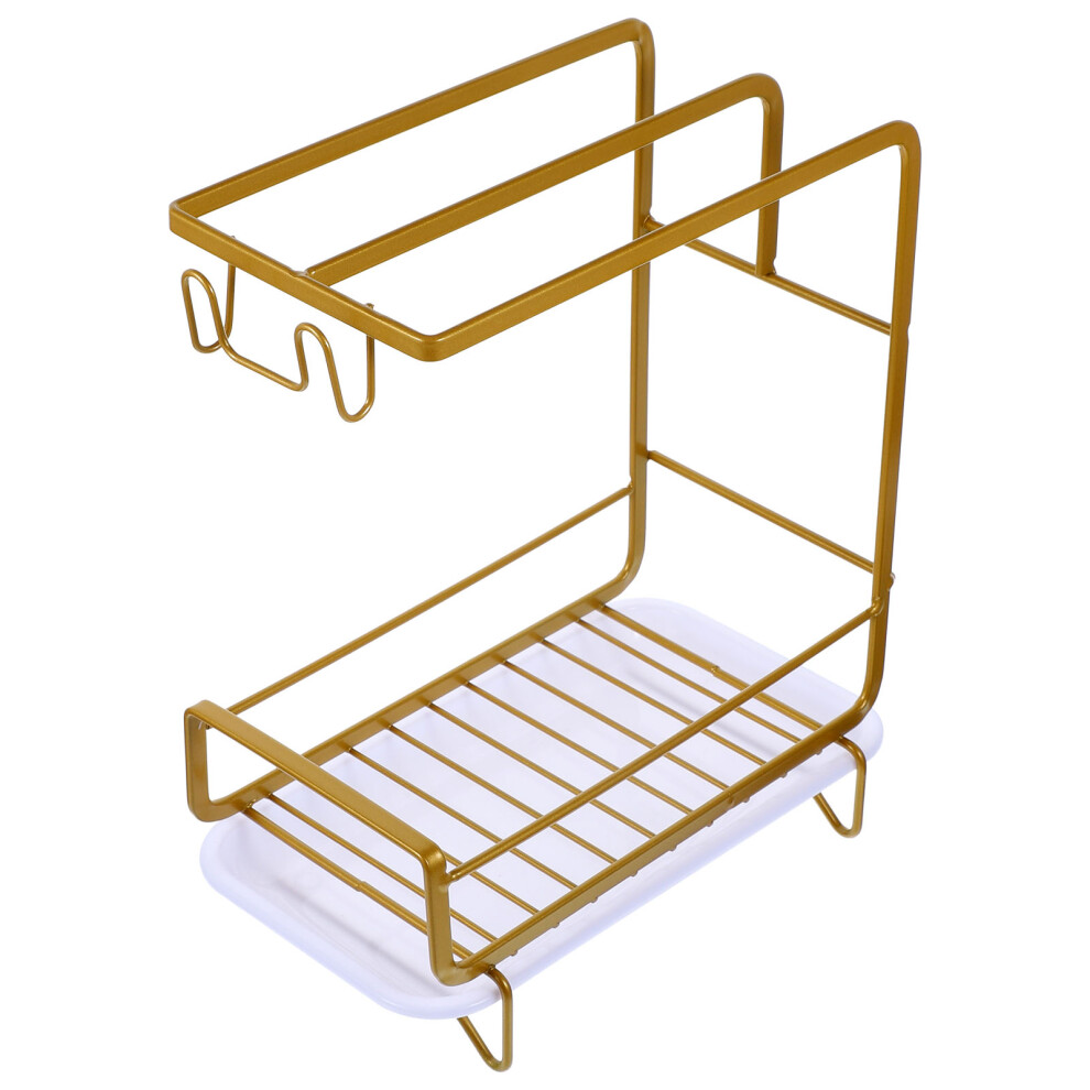Zestaw Uchwytu Na GąBki Kuchenne Z Tacką Do Zbierania-image