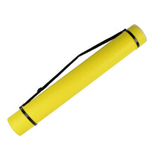 Poster Tube Extendable With Strap Telescoping Transport Tube For Poster Storage Yellow Carrying Case