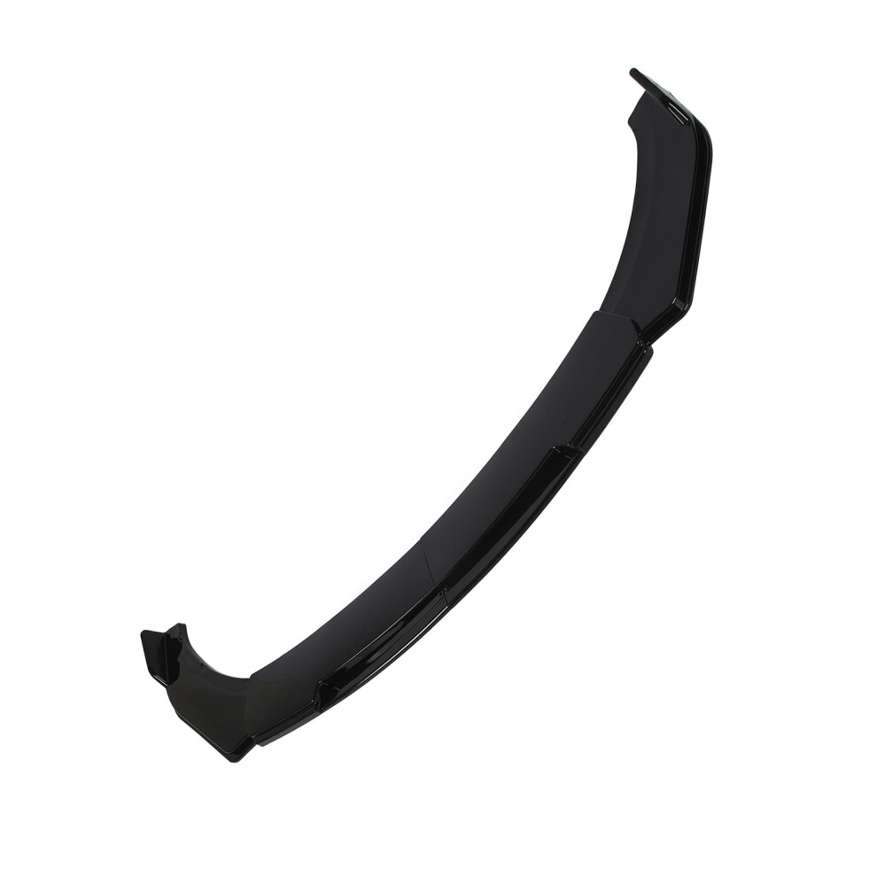 6Pcs Front Bumper Lip Separator 150Cm Glossy For Accord Civic Black 8471351069374