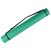 Extendable Poster Tube, Adjustable Length, Scroll Holder, Drawing Tube For Sketch, Cyan Blue Poster Carrying Case