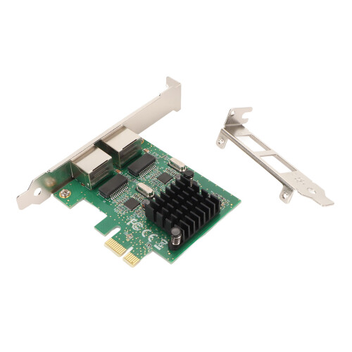 Dual Port RTL8111G PCIe X1 Gigabit Ethernet Network Card for Windows/Linux 1