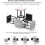 5-in-1 PU Leather Storage Cube With Swivel Casters, Stackable Nesting Stool, Movable Sofa Chair, 14x14x15, Leather3 3