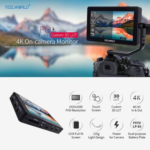 FEELWORLD F6 PLUS 6-Zoll-On-Camera-Feldmonitor-Kit 2