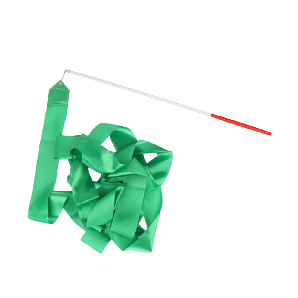(Dark Green) Ribbon Wands Rainbow Training Party Supplies Gymnastics Streamers-image-OPC-PKMCX2K-NEW