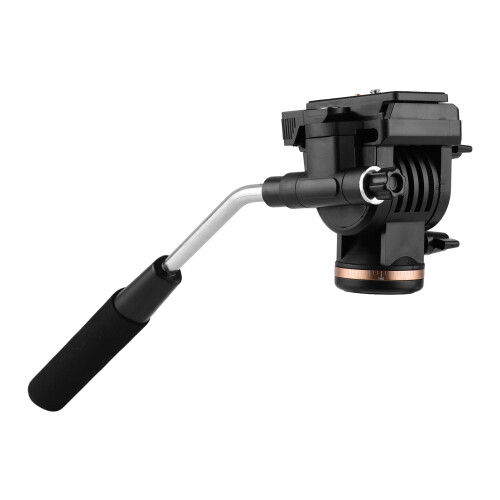 Professioneller Kamera-Video-Fluid-Drag-Pan-Kopf, 2