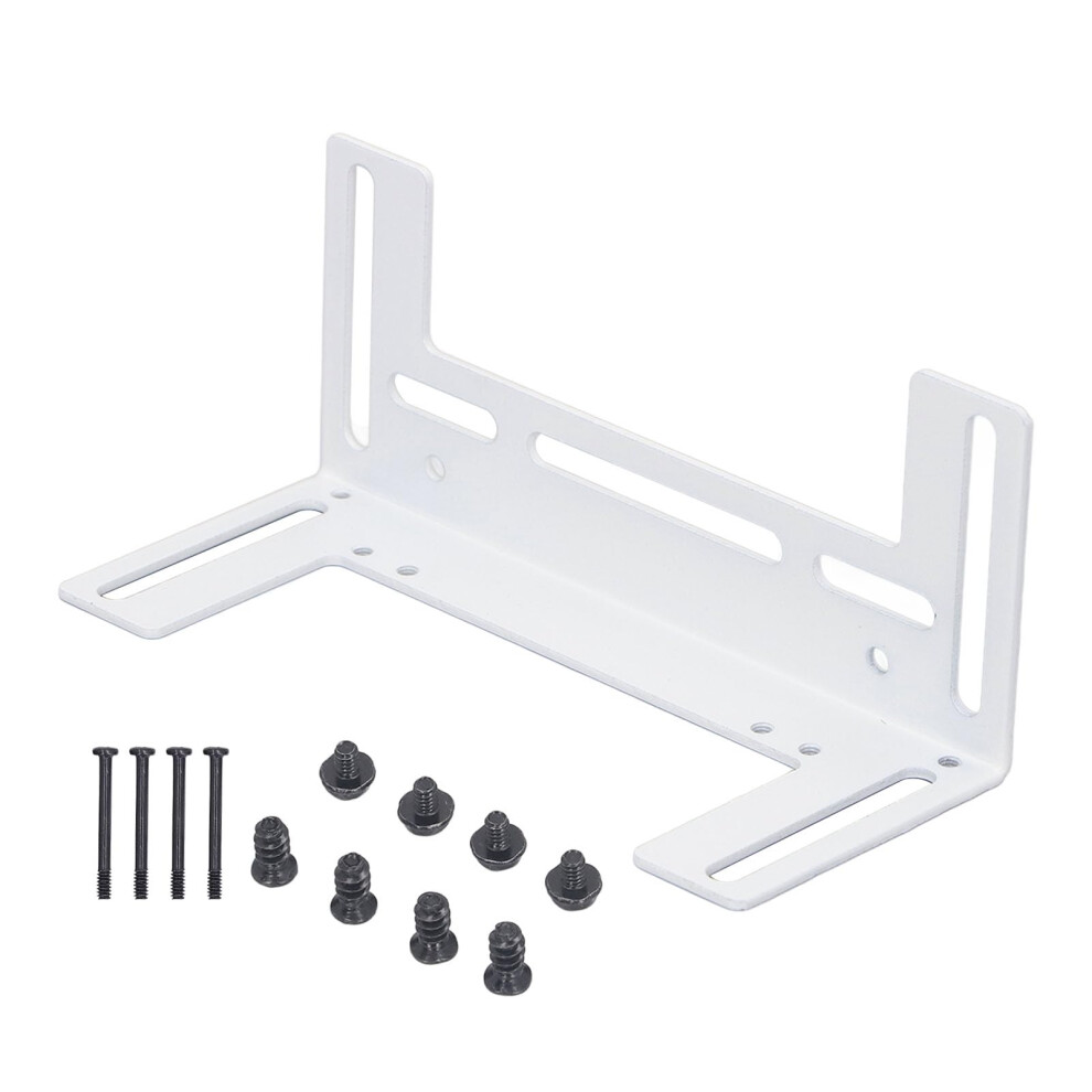 Computer Radiator Fan Holder, Thickened Stainless Steel, Low Noise Chassis Mount For 8Cm 9Cm 12Cm Fans, White 9016109958822