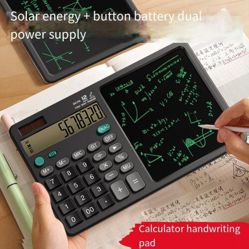 Handwriting Tablet Ergonomic Design For Comfortable Usage And Easy Calculations White 1