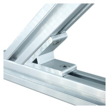 45 Degree Profile Bracket For 6060 8080 100100 Aluminum Profiles | Industrial High-Intensity Corner | 1 Pc