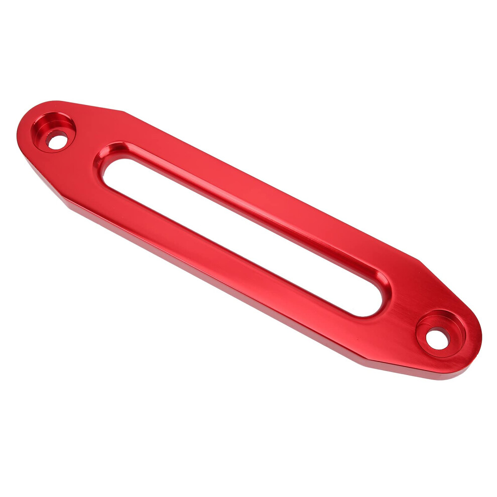 Aluminum Hawse Fairlead For Winches 10 Inch 8000-15000 Lb Load A Model Car Off-Road Winch Fairlead Red 9393856825486