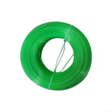 Nylon Trimmer Line 100m, Dual Polymer Construction, Low Noise Operation, Green Color, Efficient Lawn Mowing