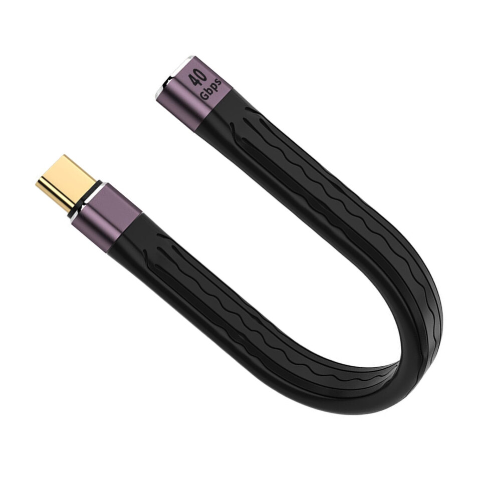 Usb C To Usb C 40Gbps Data Transfer Cable, 138Mm, 100W Pd Fast Charging, Type-C Female To Type-C Male 9016109959614
