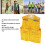 Event Work Volunteer Vest Yellow with Pockets - Type 1 Size M 4