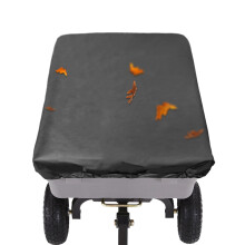 Utility Cart Cover 55.12x37.01 Inches Heavy Duty Waterproof UV-Resistant Weatherproof Trolley Cover For Garden Use