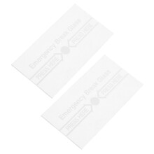 handmatige brandalarmknop met beschermglas, transparant, 2