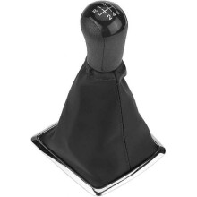 Gear Stick Shift Knob Pomo Focus Mk2 Shift Boot Cover Pomo Foc Gear Shift Head/Shift Accessories 6 Speed Gear Stick Shift Knob Gaiter Boot Cover for F