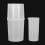 Transparent Plastic Rain Gauge Cylinder 400ml Accurate Measurement for Science Teaching 10