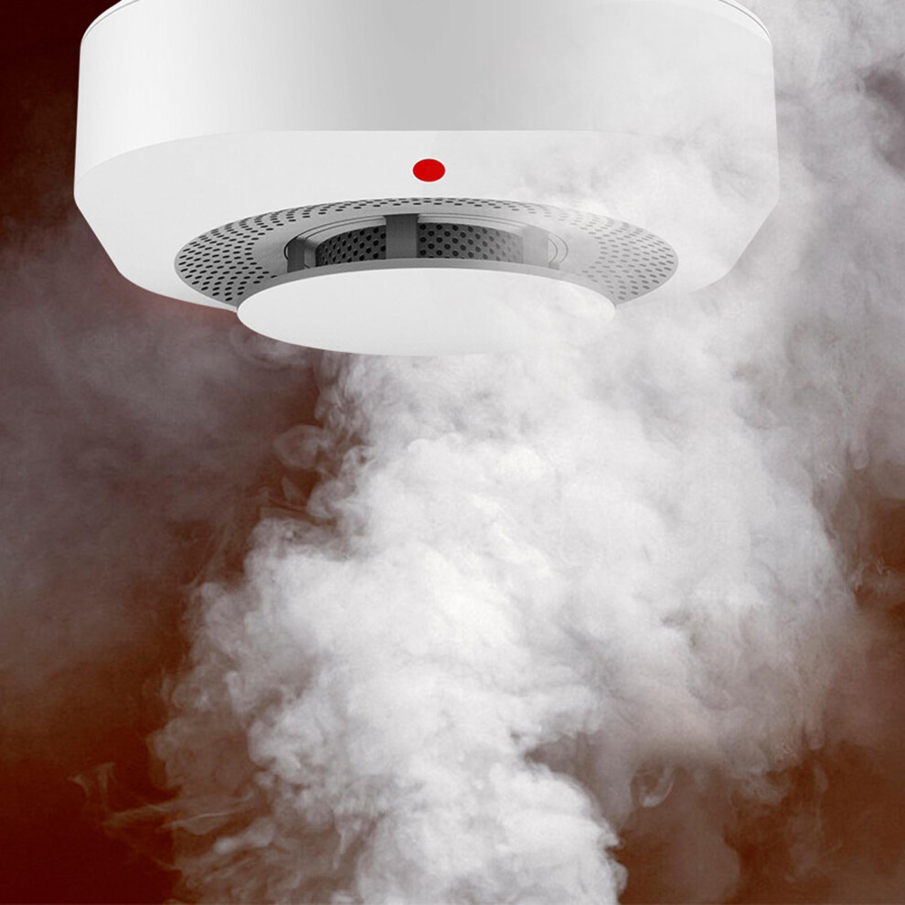 High Sensitivity Wifi Smoke Detector Alarm With Built-In Battery For Tuya Smart 7631351075619