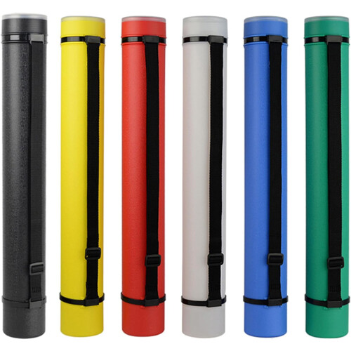 Poster Tube Extendable Telescoping Tube With Strap Carrying Case White Storage 1