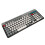 Retro Style Wireless Keyboard Mouse Set 2.4G Bluetooth, Rechargeable Black 16