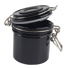 Eyelash Glue Storage Tank Lash Extension Tool Seal Leakproof Jar Container for Women, Black Lash Glue, Storage Tank Jar