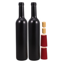 2 leere rotwein-lagervorrichtungen mit stopfen ( )