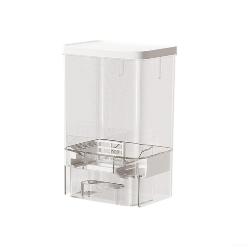 Wall Mounted Laundry Detergent Dispenser For Scent Boosters And Beads Dispenser Storage Box For Solid Grains