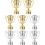 8Pièces Mini Trophées Colorés En ABS Pour Décor Et Récompenses 1